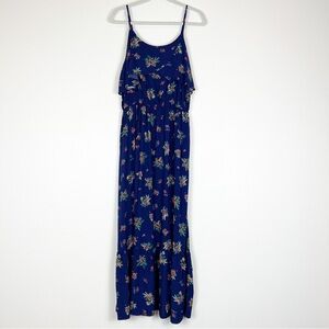 Peyton & Parker Navy Bree Floral Maxi Dress NWT Size Large